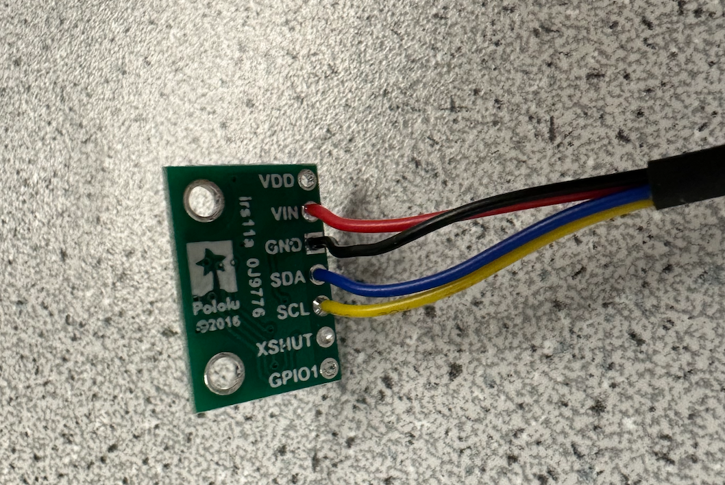 TOF Sensor wiring